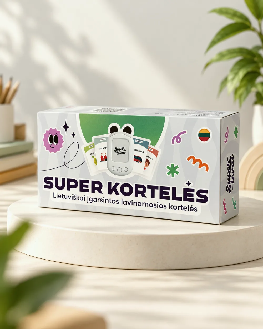 SUPER KORTELĖS dovanų dėžutė