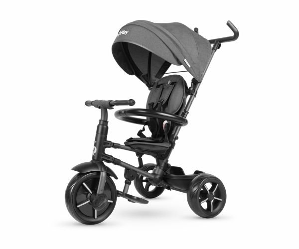 Triratukas QPLAY Rito Star Black – patogus, saugus ir modernus triratukas vaikams