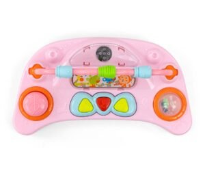 Vaikštynė kūdikiams Milly Mally Patrol Plus Pastel Dots – su supimo funkcija ir žaidimų moduliu