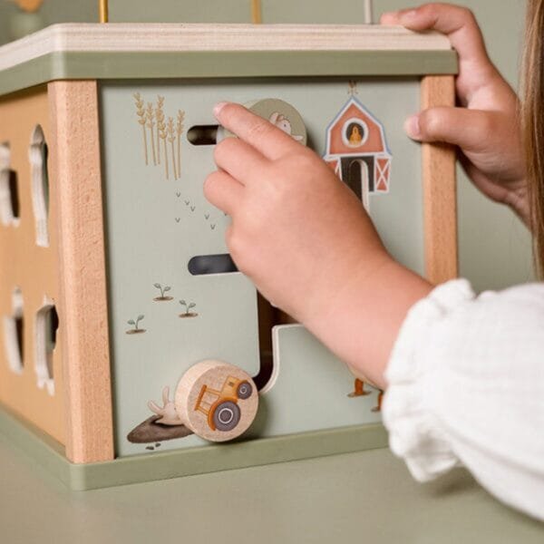 LITTLE DUTCH Medinis, lavinamasis kubas Mažasis Ūkis