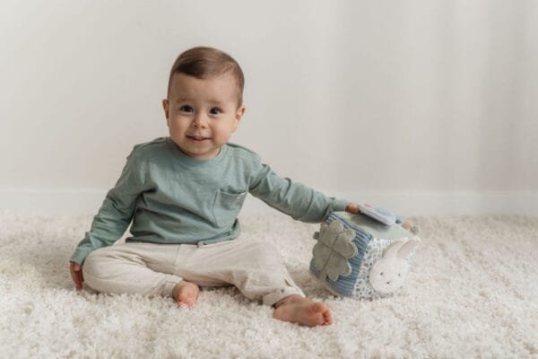 Little Dutch Minkštas lavinamasis kubas Lucky leaves