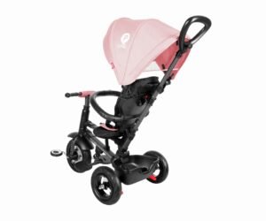 Qplay triratukas Rito Rubber Pink su reguliuojamu stogeliu