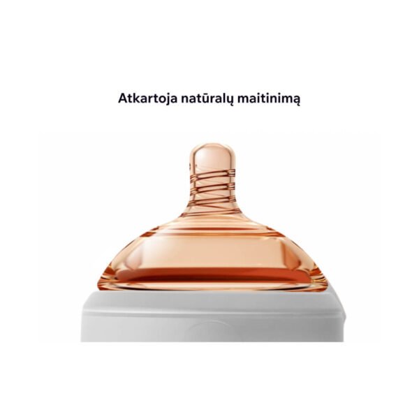 HEORSHE Ultra Wide Neck 240ml Buteliukas Baltas 2