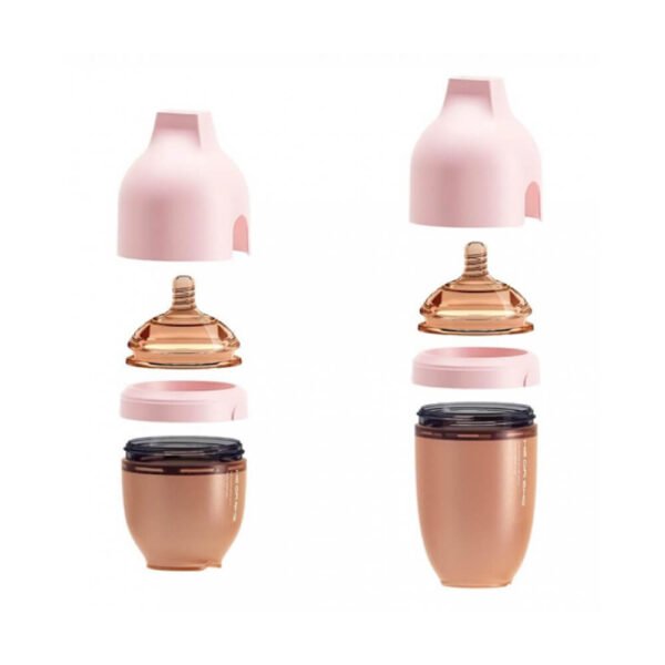 HEORSHE buteliukas su plačiu kakleliu rožinis 240ml