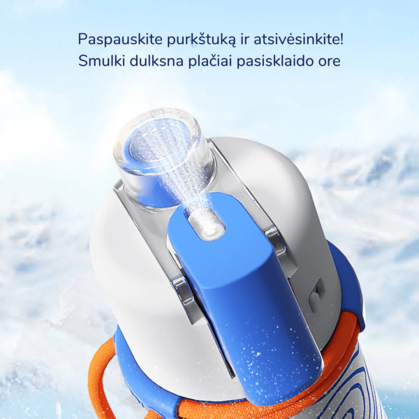 Vėsinanti 2in1 gertuvė su purškikliu, 500ml - Blush Pink Vėsinanti 2in1 gertuvė su purškikliu, 500ml - Blush Pink