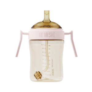 Vaikiška gertuvė HEORSHE rožinė 300 ml