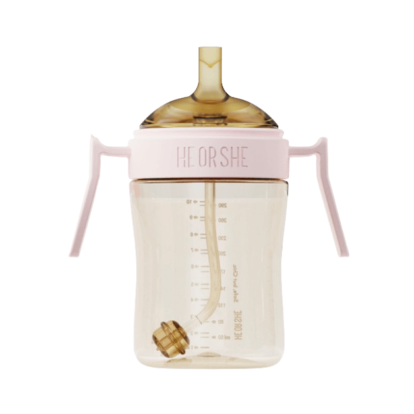 Vaikiška gertuvė HEORSHE rožinė 300 ml