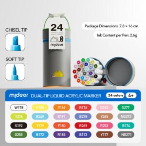 Dvipusiai akriliniai markeriai