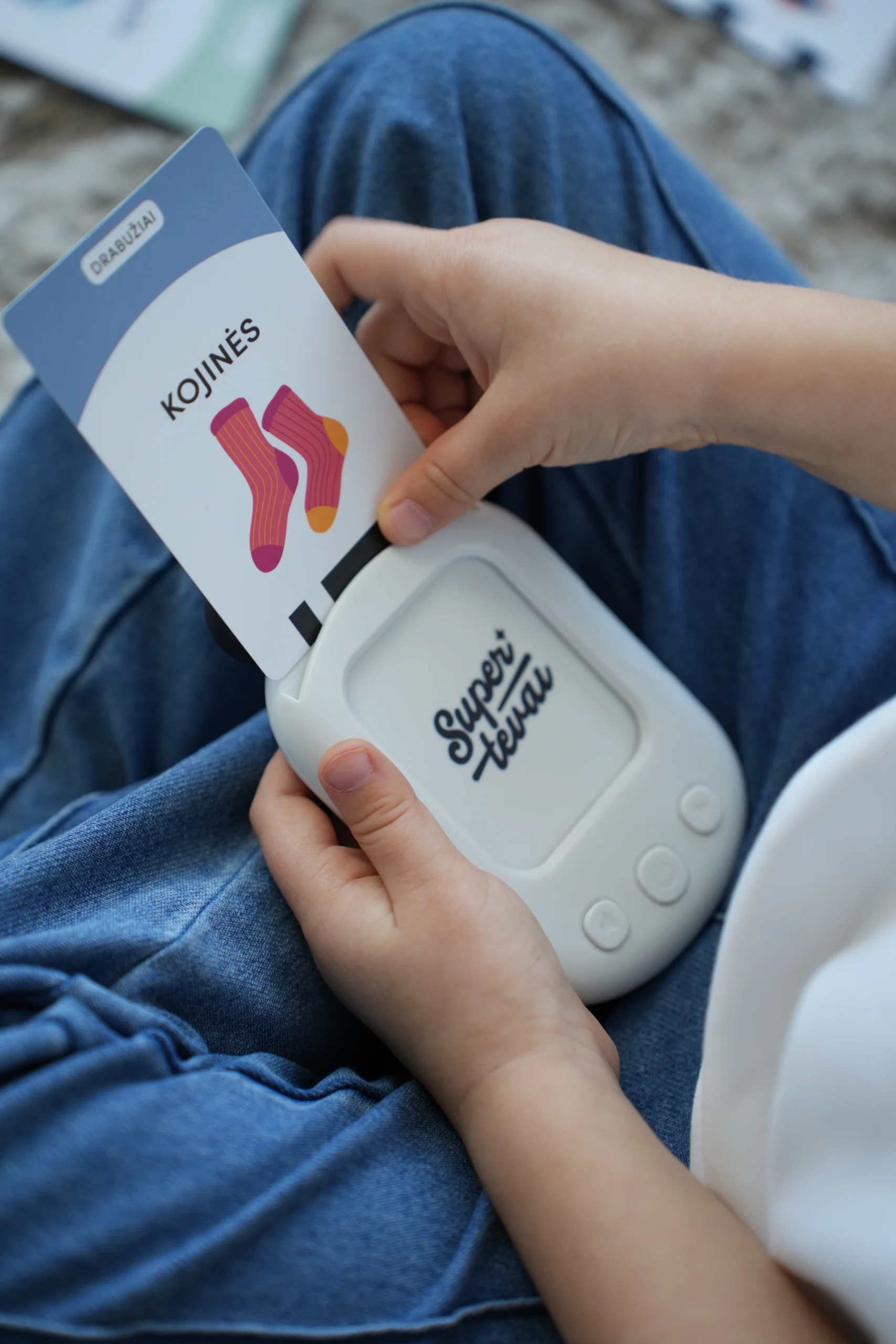 kalbancios lavinamosios korteles supertevai