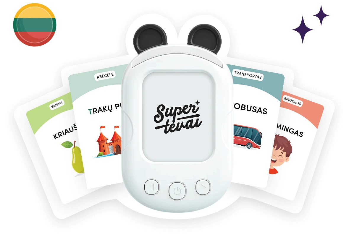 super tevai kalbancios korteles 1