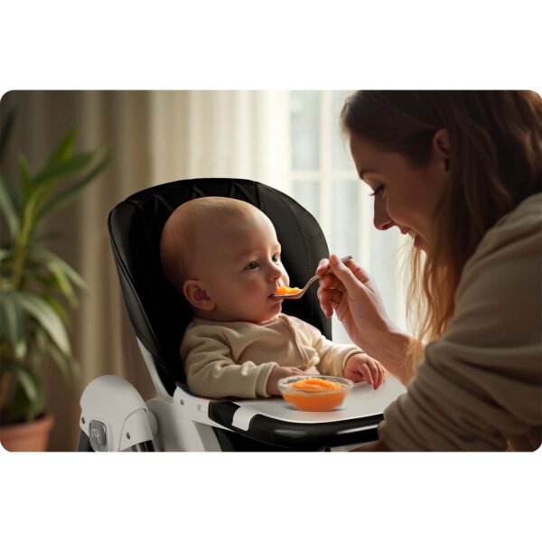 Maitinimo kėdutė-gultukas Nukido Elite 3 in 1, juoda Maitinimo kėdutė-gultukas Nukido Elite 3 in 1, juoda