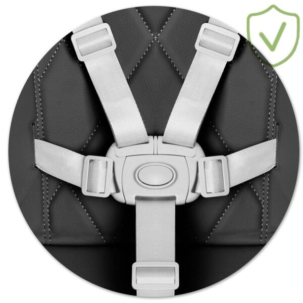 Maitinimo kėdutė-gultukas Nukido Elite 3 in 1, juoda Maitinimo kėdutė-gultukas Nukido Elite 3 in 1, juoda