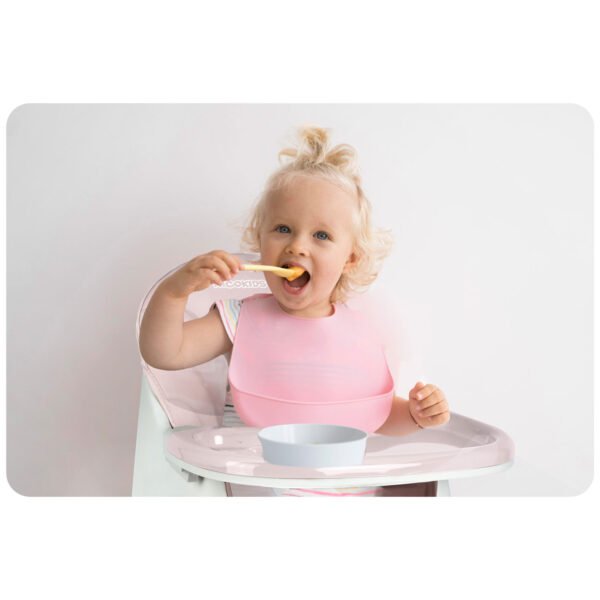 Maitinimo kėdutė su staliuku Ricokids Milo, rožinė