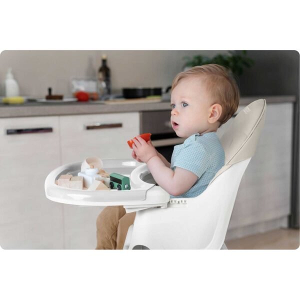 Maitinimo kėdutė su staliuku Ricokids Milo, pilka Maitinimo kėdutė su staliuku Ricokids Milo, pilka